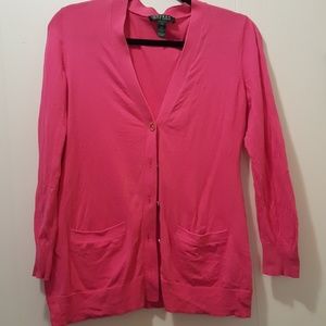 Ralph Lauren Pink Cardigan